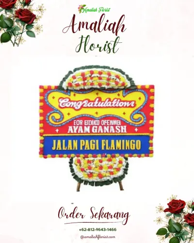 Bunga Papan Congratulation di Tuhegeo Ii